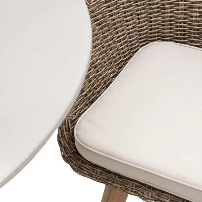 Avena 4 Seater Round Dining Set
