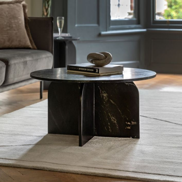 Gallery Direct - Vermont Marble Coffee Table (Ember)