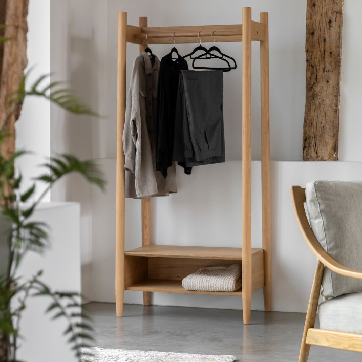 Hatfield Open Wardrobe - Natural