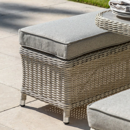 Holton Corner Square Dining Set with Fire Pit