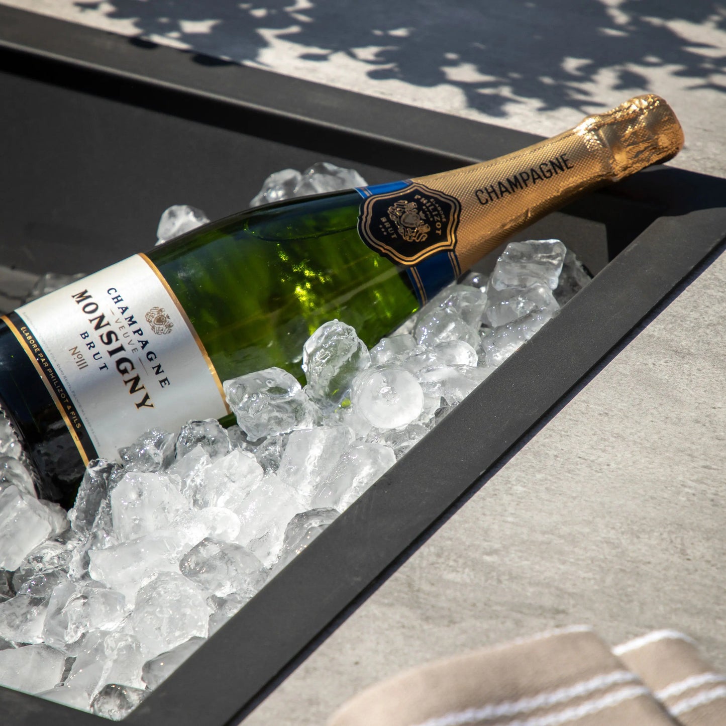 Holton Corner Square Dining Set with Fire Pit