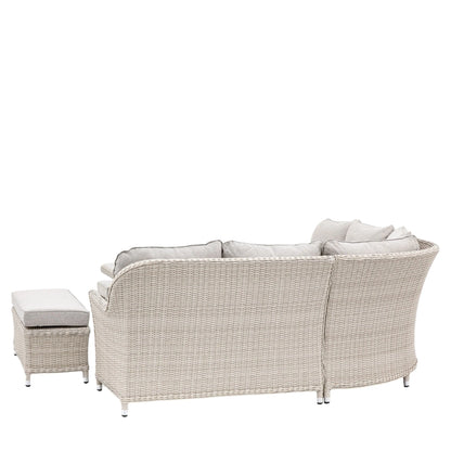 Holton Corner Square Dining Set with Fire Pit