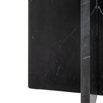 Gallery Direct - Marble Side Table (black)