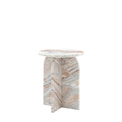 Gallery Direct - Marble Side Table (Natural)