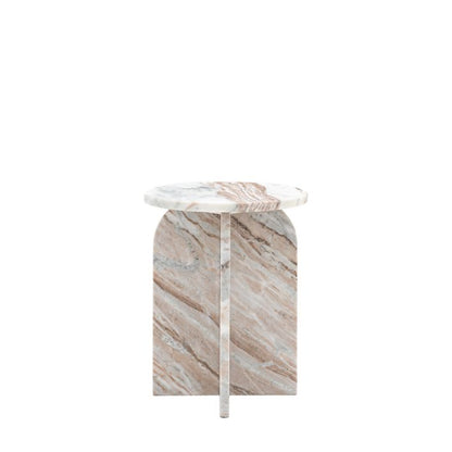 Gallery Direct - Marble Side Table (Natural)