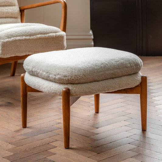 Datsun Footstool Cream