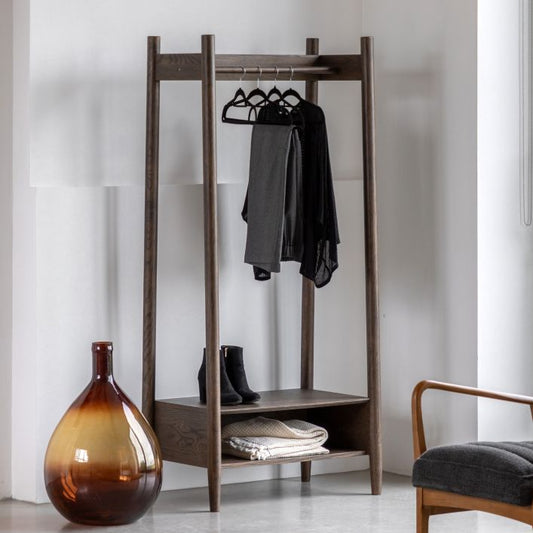Hatfield Open Wardrobe - Smoked